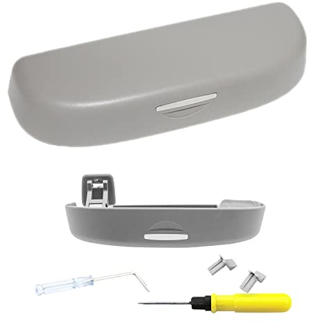 GAFAT 2020-2025 2026 Cuprα Formentor/Seat Leon MK4 Sonnenbrillenhalter Brillenetui Auto, Cuprα Formentor 150 cv/1.5 tsi/V1 VZ VZ5/1.4 e-Hybrid Aufbewahrungsbox Organizer (Grau)