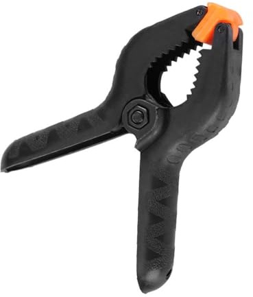 10 Stück Federklemmen, 4 Zoll a Typ Schwarz Multifunktions-Kunststoff-Federklemme Clip DIY Holzbearbeitungswerkzeug