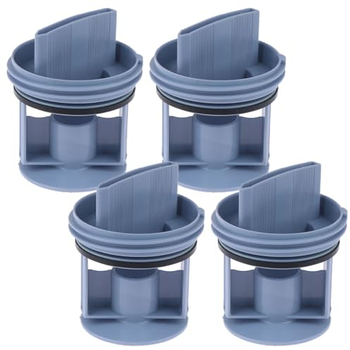 4Pcs Washing Machine Filter for Bosch WAE, CWF, WD7205, WM54850, WM1095/1065 Series 00647920/00605010/00602008, Washing Machine Drain Pump Fluff Filter for Siemens Easy Installation