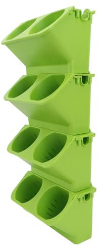 Tonysa Macetero Colgante para Plantas, Macetero Vertical de Pared, Macetero Colgante, Macetero de Pared para Interior y Exterior, Macetero Vertical para Jardín, Balcón, Patio, (PP2)