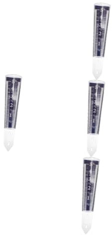SUPVOX 4pièces Pluviomètre Transparent avec Support pour Jardin Outil De Mesure De Pluie pour Extérieurs pour Pelouses Et