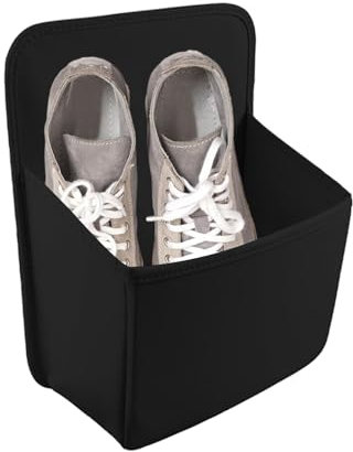 Auto-Box-Organizer, Kofferraum-Box, Organizer, Auto-Schuh-Organizer, wasserdichter Leder-Schuh-Organizer, tragbare Schuhbeutel, Organizer für Damen und Herren, Schwarz , Refer to description, Uni