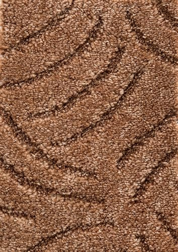andiamo Teppichboden Meterware Emmy - Auslegware Teppichboden Bodenbelag Meterware aus strapazierfähigem Polyamid 400 x 300 cm Braun