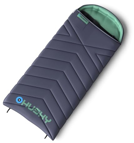 Husky Guty Schlafsack 3 Jahreszeiten bis -10°C, Warme Deckenschlafsack für Erwachsene, Sommerschlafsack für Camping, Trekking, Outdoor und Indoor