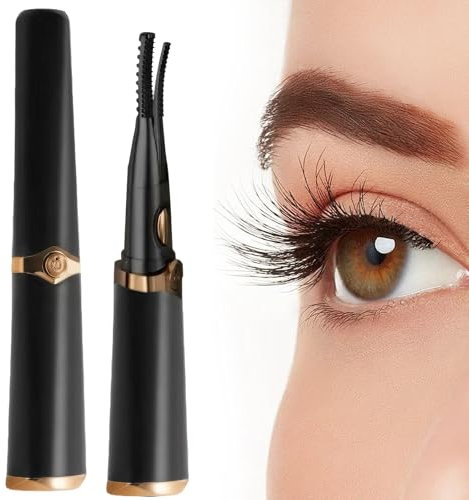 Beheizbare Wimpernzange Beheizbar Elektrische Wimpernzange Beheizt Heated Eyelash Curler USB Heated Lash Curler Wimpernformer Beheizt 3 Temperaturmodi Verbrühungssichere Kammzähne für Alle Wimpern