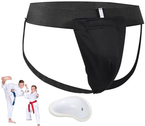 Coquille de Protection - Supporters Athlétiques Protecteurs,Coquille de Protection Ajustable Respirante pour Sparring Entraînement Combat Hockey sur Glace Grappling Hommes