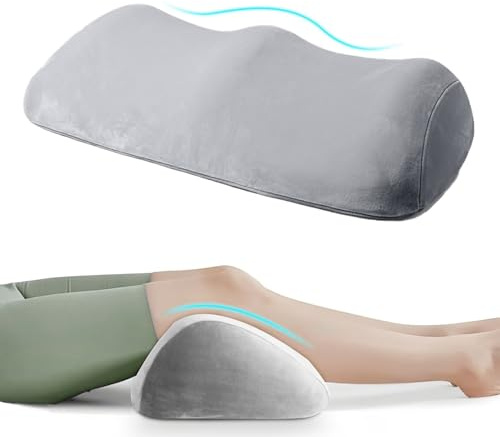 BUERPINKING Cojín elevador para piernas y rodillas, 55 x 30 x 10 cm, espuma viscoelástica