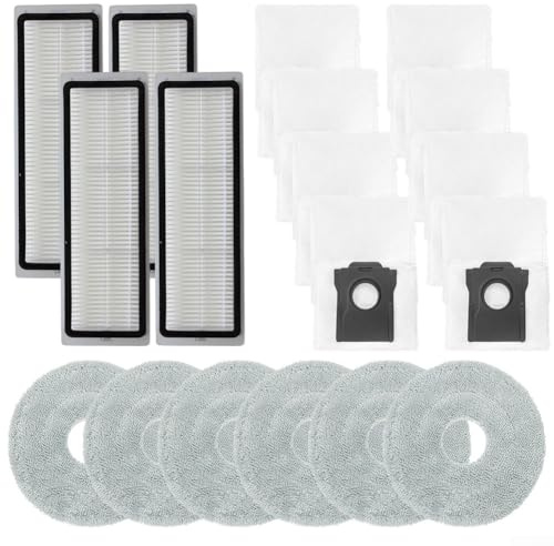 Filter-Mikrofaser-Mopptücher und Einweg-Staubbeutel für Cecotec für Conga für X100 für X Treme Ersatz-Reinigungsset für Böden (B)