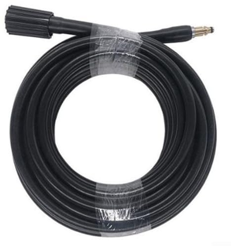 Tubo dell'acqua per idropulitrice con filettatura maschio M22-14, tubo in PE da 10 m per l'uso con dispositivi di pulizia standard ad alta pressione e accessori