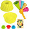 HHO Sandspielzeug 1 Kuchen-Sandform + 5 Eistüten + 1 Portionierer Sandkasten Kindergarten