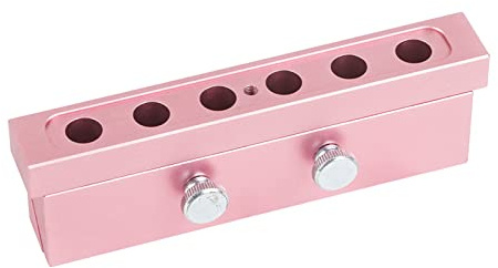 DIY Lippenstift Form Aluminiumlegierung Lippenbalsam DIY, Lippenstift Maker Form, Lippenbalsam machen Tool Kit Set(6 Loch Lippenstiftform)