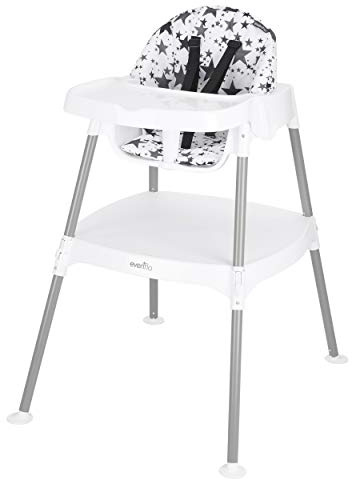 Evenflo Eat and Grow 4-in-1 Convertible High Chair (Pop Star White)