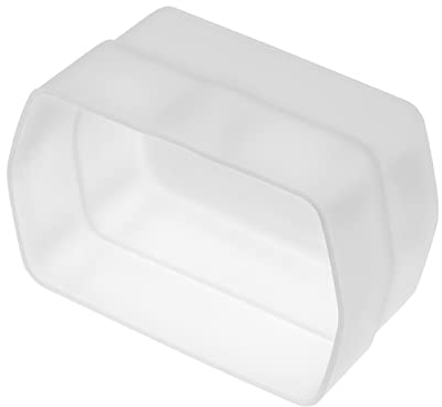vhbw Flash Diffuser compatible with Sigma 500, 530 Camera Digital Single-Lens Reflex DSLR - transparent/white, plastic