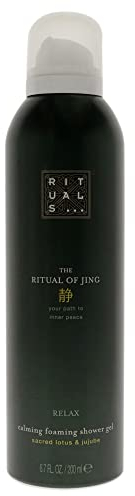 RITUALS Schäumendes Duschgel von The Ritual of Jing, 200 ml – Mit Heiligem Lotus, Jujube & Chinesischer Minze – Entspannende & Beruhigende Eigenschaften