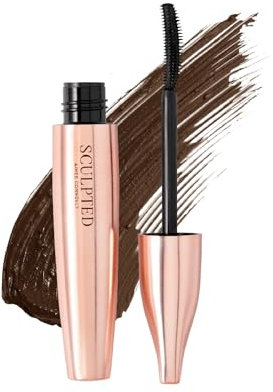 My Mascara Brown by Sculpted by Aimee - 12ml Ultra-Brown Mascara, Pigment Lengthening, Thickening and Volumising for Long Volume Lashes, Vegan Formula with Provitamin B5 and Curved Wand