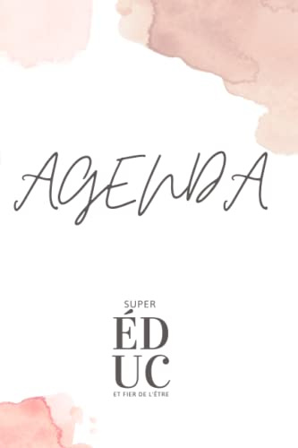 Agenda | A5 | Spécialisé pour les éducateurs | Fiches techniques, Activités, Postit | 15x22cm: 68 pages | Couverture souple | Semainier intemporel non daté | 52 semaines | Français