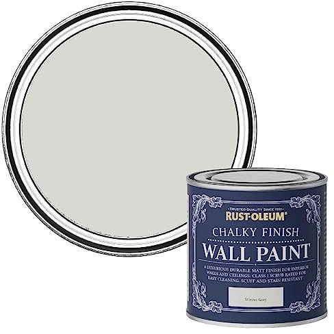 Rust-Oleum Chalky Wall Paint Winter Grey 125ml