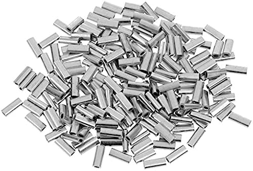 Mini-Quetschhülsen für Angelschnur, 1,0 mm, 1,2 mm, 1,5 mm, 200 Stück (1,0 mm)