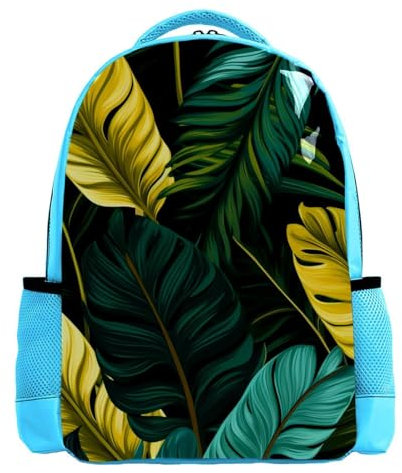 TFCOCFT Reiserucksack, kleiner Rucksack, Bananenbaum, Palme, Grün, tropisch, Handgepäck-Rucksack, E6w4xj69tnjsja, 10.5x8x16.5 in, Reiserucksäcke
