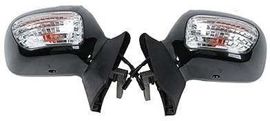 BLNETU Motorradspiegel Motorradspiegel Für Goldwing GL1800 2001-2007 2008 2009 2010 2011 Schwarzer Motorradspiegel Rückspiegel Blinker Rückspiegel Motorradspiegel