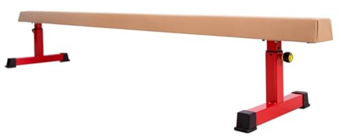 LXLZYXSF Schwebebalken Höhenverstellbar Schwebebalken, Vereine Gymnastik Übungsbalken Trainingsgeräte Für Kinder Jugendliche, Starter Kleine Turnerinnen Und Turner Balken(8ft/244cm L)