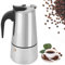 ONEVER Italian Stovetop Espresso Maker, Moka Pot Coffee Percolator for Camping, Brews Rich Coffee (6 Cups/300ml)