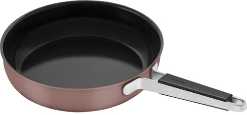 ZWILLING Pure - Padella antiaderente in acciaio INOX e ceramica, 28 cm, colore: Rosa