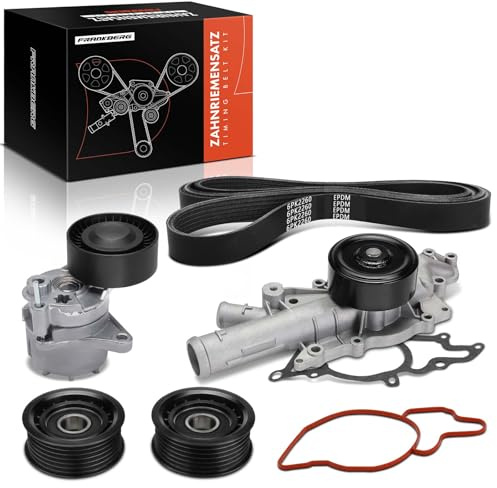 Frankberg Zahnriemenkit Zahnriemensatz mit Wasserpumpe | Kompatibel mit C-Klasse T-Model S203, E-Klasse T-Model S211, C-Klasse T-Model S204, E-Klasse W211, CLC-Klasse CL203