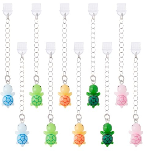 DICOSMETIC Dust Plug Charms Bulk Type-C Charging Port Charm Cell Phone Charm Plug Cover Plastic Dust Plugs with Alloy Resin Glass Charms USB C Port Cap Protector Pendants for Earphone Cellphone