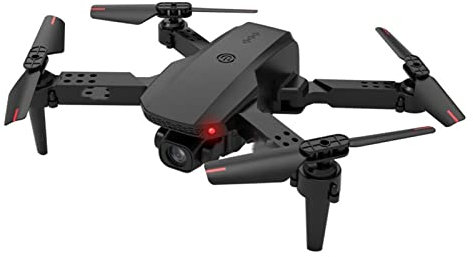 Drone pliable Quadricoptère Mini Drone 4K HD Double Caméra WiFi Transmission en temps réel Drone Hauteur Gardant Rc Hélicoptère Quadricoptère Pliable Jouet (Couleur : 4K Caméra Noir Taille : 1) (4K