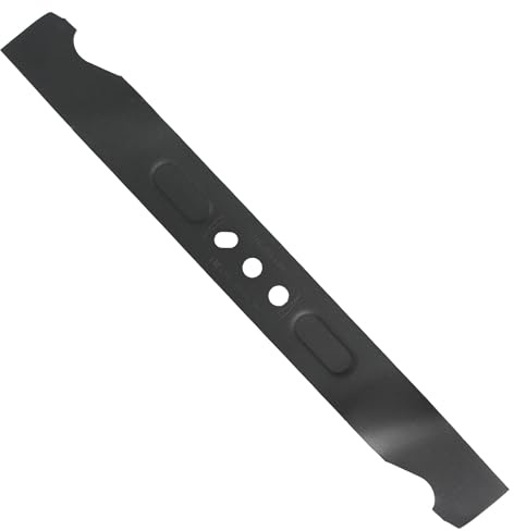 IMJ-Global Lama per Tosaerba Tagliaerba a Scoppio | Lunghezza 51 cm | Larghezza 55 mm | Diametro Fori 15 mm / 18 mm