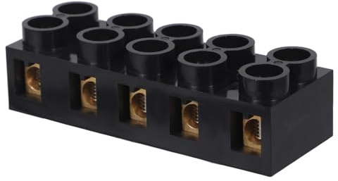 Alipis 60a Bloque De Terminales De Doble Posiciones Tornillo Para Cajas De Medidores y Cajas De Conexiones Eléctricas Aislamiento