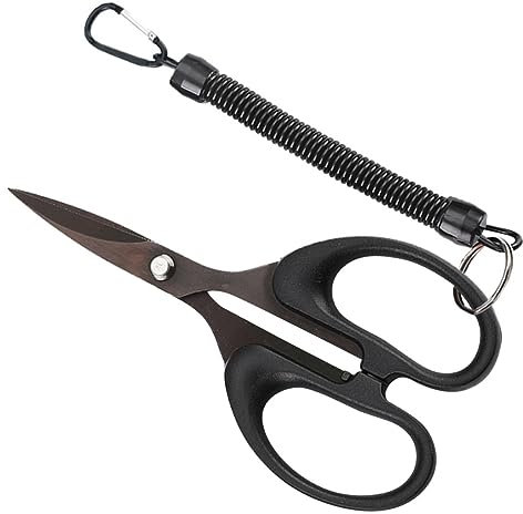 Milisten Forbici Da Pesca Professionali Multifunzione Compatti Per Tagliare Filo Da Pesca Uso Quotidiano Durevoli e Resistenti All Usura