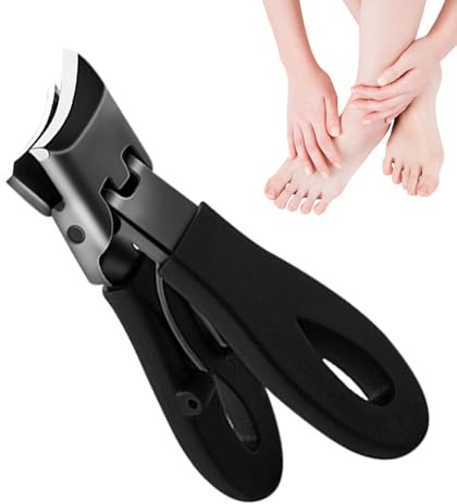 Zehennagelschneider für dicke Nägel - Hochleistungs -Fingernagel -Trimmer mit schräger Klinge | Langlebiger Nagelschneider für Männer Frauen Senioren, Reisebereich Nagelpflegewerkzeug für harte Zehenn