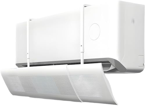 QiaoRong Deflector Aire Acondicionado Split Retráctil Desviador Aire Acondicionado Universal, Ajustable, Telescópico, Antivuelco