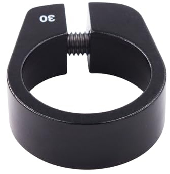 Abrazadera para tija de sillín de bicicleta de aleación de aluminio de 30 mm, abrazaderas de repuesto para tija de sillín de bicicleta de carretera, accesorios de ciclismo