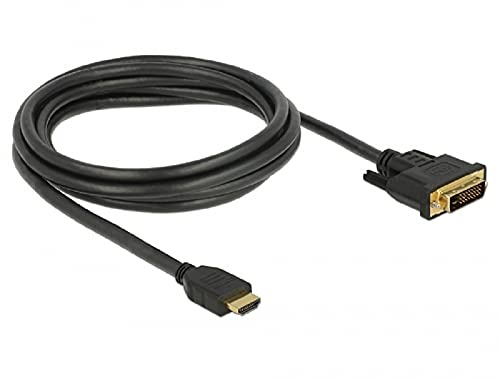 Delock HDMI zu DVI 24+1 Kabel bidirektional Videokabel-Adapter 2,0 m