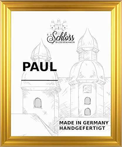 Schloss BILDERRAHMEN Paul 84x119 cm DIN A0, Dekor Gold