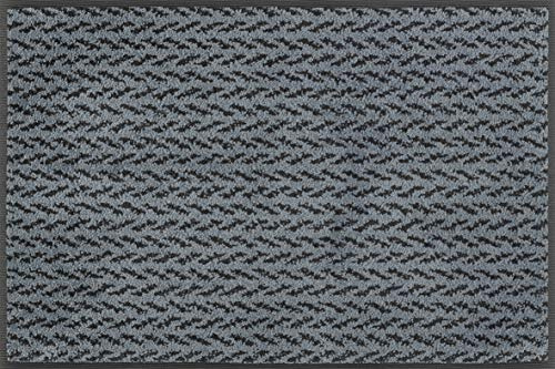 wash+dry Fußmatte, Duo Denim 50x75 cm, innen und außen, waschbar