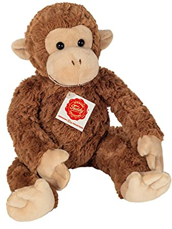 Teddy Hermann 93919 AFFE Äffchen Charly 27 cm, Kuscheltier | Besonders flauschiger Premium-Plüsch, mit viel Liebe zum Detail, ab 0 Monaten, waschbar, weicher Plüsch