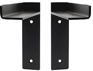 Natural Goods Berlin 2X Regalwinkel ZEHLENDORF | Regalhalter Metall Wandmontage flexibel | Regalträger Wandregal Schweberegal Küche Büro Wohnzimmer Bücherregal schwerlast Regalstütze