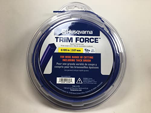 Husqvarna Trim Force 529337511 Trimmerfaden, quadratisch, 35 m Spule, 0,266 cm