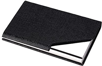 Namensfall Visitenkartenspender. Firmennamenhalter Luxus-pu-leder & Edelstahl Multi Geschäftskoffer Aus Leder Kartenetui Aus Edelstahl Gasthalter Bindemittel Fräulein Einzigartig