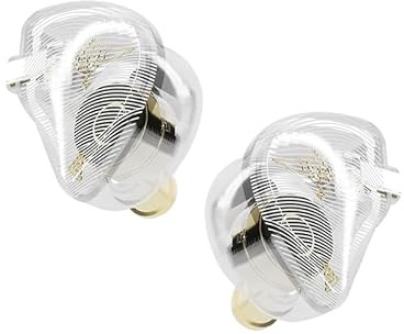 Fanmusic TANGZU WAN ER Cuffie in-ear con driver dinamico da 10 mm con microfono... (bianco, senza microfono)
