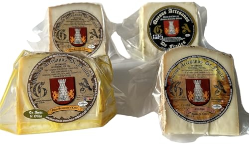 GALINEI. Surtido de quesos artesanos de Frailes de leche de cabra. Semicurado, curado, en aceite de oliva y en manteca de cerdo.