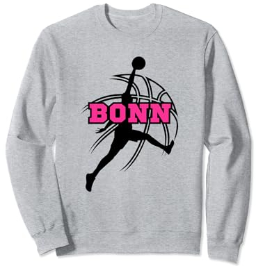 Bonn Basketball Fan Support Rheinland Stadion pink Sweatshirt
