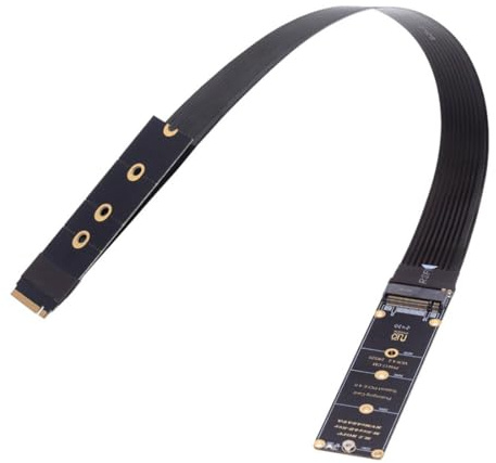 chenyang PCIE 3.0/4.0 M.2 NVME/NGFF SSD Ribbon Flex Extension Card Kabel 30cm Unterstützt 2230/2242/2260/2280 M.2 NGFF NVME SSD