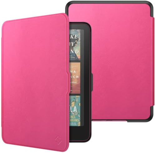 Fintie Hülle für 7 Kindle Paperwhite(12. Generation)/Kindle Colorsoft | Paperwhite Signature Edition 2026, Leichte Case, Magnetverschluss, Auto Sleep/Wake, Rosa