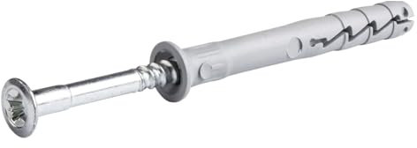 Rawl FX-N-L Nylon Hammer in Fixing with A2 Steel Countersunk Head Screw 8mm 80mm Pack of 50