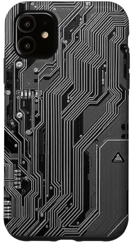 Schéma détaillé de la carte mère avec circuits électroniques Coque pour iPhone 11